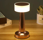 Retro Metal Touch Table Lamp for Bar Coffee Restaurant Light Desk LED Night Bedroom Decor