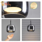 Glass Pendant Lights Modern Designer LED Indoor Lighting for Bedroom Living Room