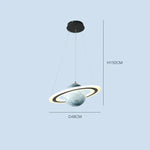 Planet Chandelier Kids Room Pendant Light | Living Bedroom Kitchen Hanging Lamp