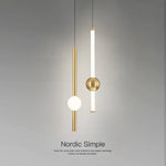Nordic Simple LED Pendant Lamp | Living Room Bedroom Kitchen Restaurant Decor