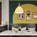 Afralia™ Nordic Style LED Pendant Light with Ceramic Shade for Bar, Dinning Room, Bedroom