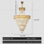 Postmodern Crystal Chandelier for Luxe Spaces