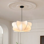 Silk Pendant Light | Elegant LED Chandelier for Dining Room and Bedroom