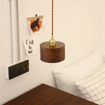 Nordic LED Pendant Lamp Copper Socket Adjustable Hanging Light
