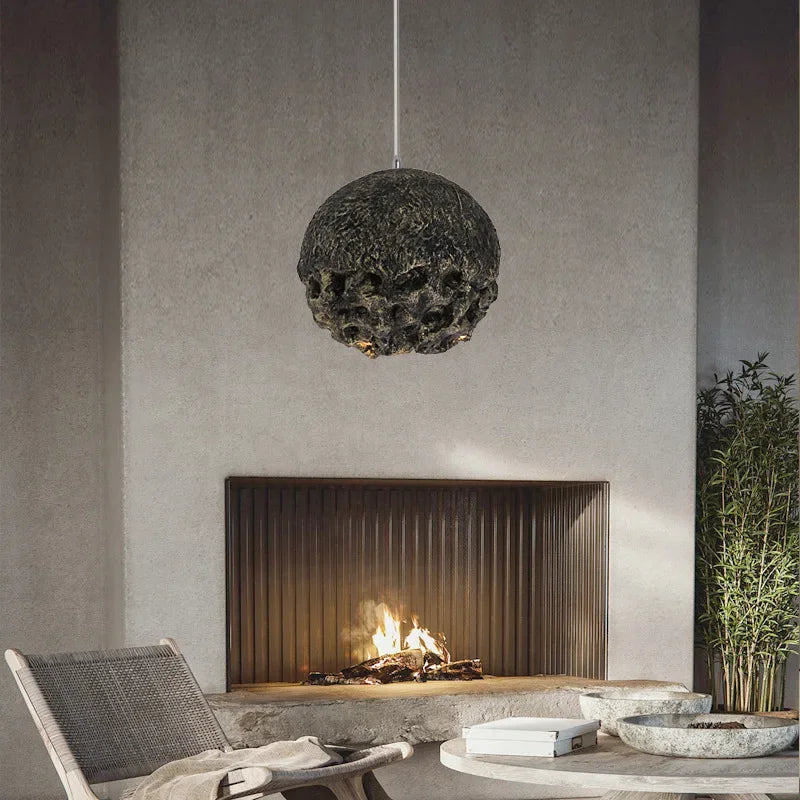 Minimalist Resin Pendant Light - Modern Nordic Design Chandelier for Restaurants and Bars