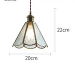Glass Pendant Lights for Bedroom Dinning Living Room