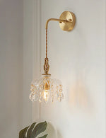 Medieval Crystal Wall Lamp Luxury Glass Ceiling Lights