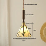 Blue Glass LED Pendant Lamp for Dining Living Room Bedroom