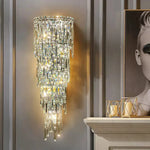Bacci Crystal Contemporary Wall Sonce