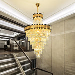Crystal Chandelier for Duplex Villa Hotel Club Banquet Hall Engineering Lighting