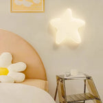 Star Shape Wall Lamp Kids Room Nursery Lighting - White Cloud Theme