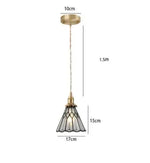 Blue Glass Pendant Lights for Bedroom Dinning Living Room