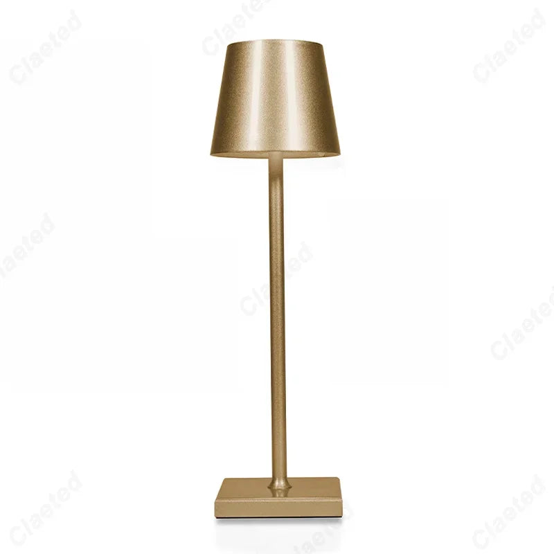 Poldina Waterproof Cordless Table Lamp - Rechargeable USB Touch Switch