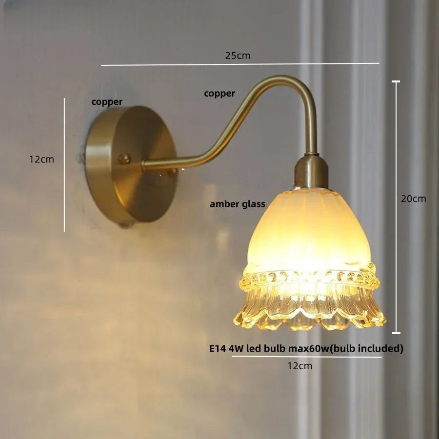 LED Jellyfish Wall Lamp: Modern Nordic Design, with Pull Chain Switch