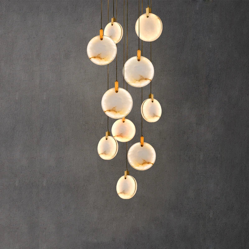 LED Marble Gold Chandelier for Living Room, 2025 Trend Lustre Lighting