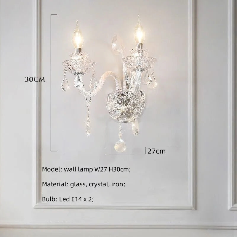White Glass Chandelier with LED Lights for Living Room and Bedroom