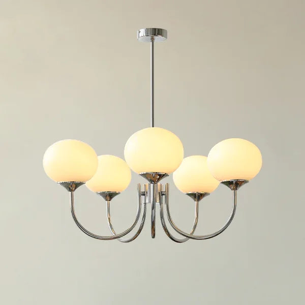 Glass Ball Chandelier Pendant Light for Living Dining Room