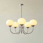 Glass Ball Chandelier Pendant Light for Living Dining Room