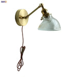 Clear Glass LED Wall Sconce Rotate Up Down, Perfect for Dining Room, Bathroom