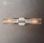 Crystal Hexagonal Sconce: Modern Wall Lamp for Bathroom, Living Room, Bedroom