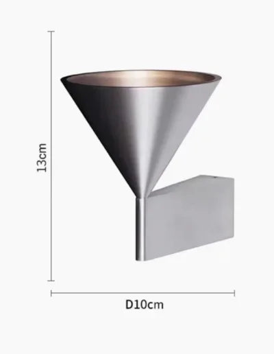 Metal Wall Light LED Sconce Lamp 7W for Bedroom & Living Room