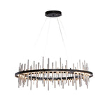 LED Stainless Steel Pendant Light Chandelier for Home Decor in Foyer, Living Room, Bedroom, Restaurant