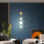 Vertical Globe Wall Sconce Light for Home Decor