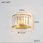 All Brass Crystal Floor Lamp Gold Luxury Decor Living Room Lighting