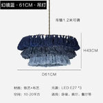 Fela Tassel Chandelier: Bohemian Chain Tiered Suspension Light for Living Room & Shop