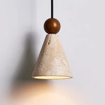 Afralia™ Yellow Travertine LED Pendant Lamp for Nordic Modern Home Décor