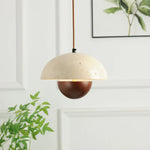 Wabi Sabi Cement LED Pendant Lamps: Minimalist Nordic Hanging Light for Bedroom, Living, Dining Room