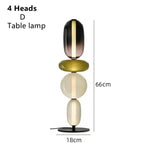 Glass Floor Lamp LED Table Light - Italian Design High Quality