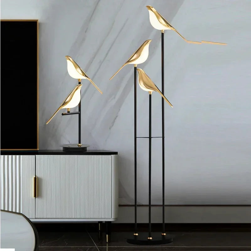 LED Bird Desk Lamp for Bedroom Living Room