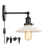 LED Wall Lights: Industrial Style Bedside Lamp for Kitchen, Reading, Cafe - White Class