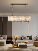 Marble Collection LED Ceiling Chandelier for Dining Room
