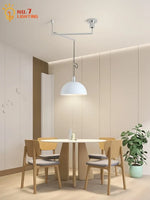 Retractable Pendant Lights LED E27 Modern Hanging Lamp for Restaurant, Living Room, Cafe
