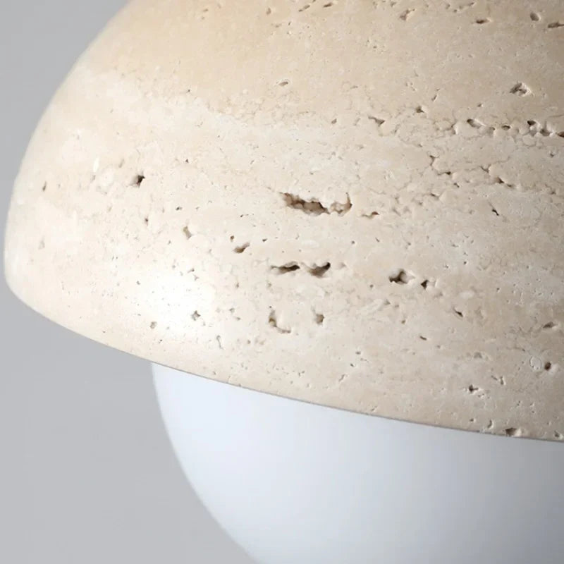 Yellow Travertine LED Pendant Lights - Modern Nordic Home Decor