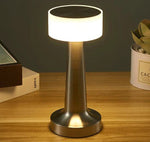 Retro Metal Touch Table Lamp for Bar Coffee Restaurant Light Desk LED Night Bedroom Decor