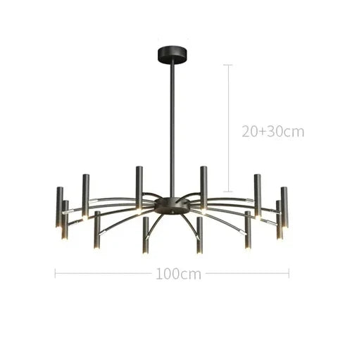 Spider Chandelier Ceiling Pendant Light for Living Room
