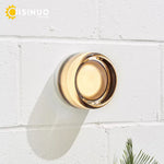 Glass Round Wall Sconce Light for Indoor Outdoor Living Bathroom Porch Decoration