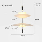 LED Saucer Pendant Light for Home Decor and Living Room