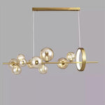 Glass Ball LED Chandelier: Modern Nordic Style for Living, Dining, Kitchen, Study