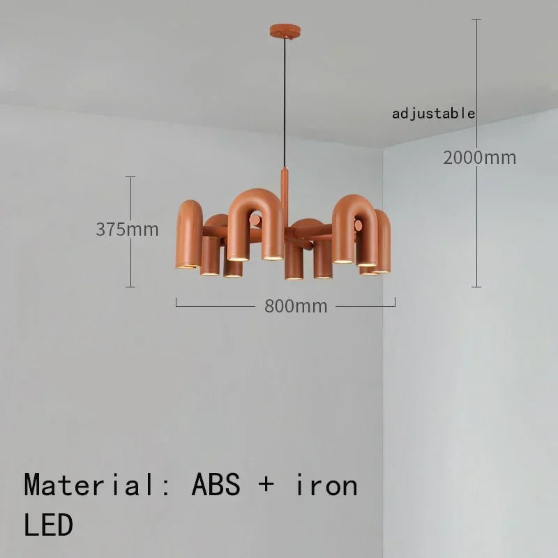 Nordic Chandelier: Adjustable Pendant Lights, Ceiling Hanging Lamp