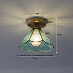 Amber Glass LED Ceiling Lights Modern Nordic Kitchen Living Room Lighting