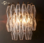 Modern Glass Wall Sconce LED Light Indoor Decor Fixture