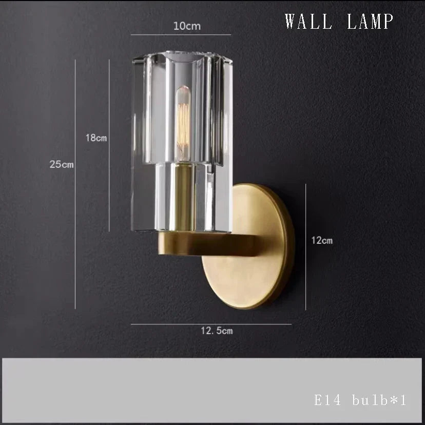 Crystal Pendant Light: Modern Luxury Designer Copper Fixture