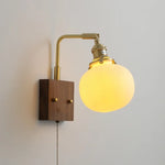 LED Ceramic Wall Sconce Pull Chain Switch Light Fixture