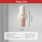 Nordic Double Heads Wall Lamp - Modern LED Cream Wind Style Wall Light