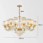 Gio Crystal Contemporary Chandelier