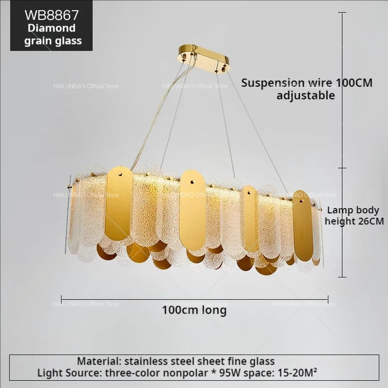 Postmodern Chandelier: LED Living Room Diningroom Bedroom Clothing Store Light